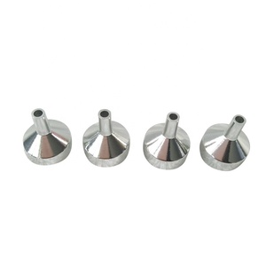 Funil Pequeno de Alumínio Prateado para Enchimento de Perfumes e Óleos - Product Image 2