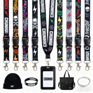 Personalised Leather Silicone <strong>Bead</strong> Necklace Women Kids' Woven Lanyards Adjustable Hook Clip Hard Attachment For Teachers Team - Product Image 6