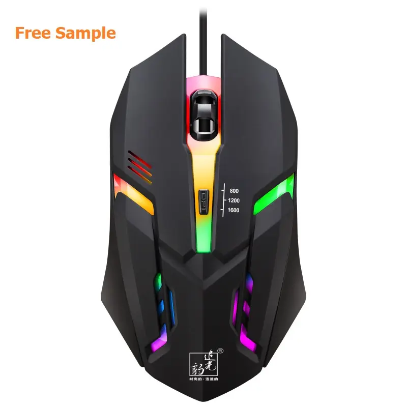 Custom Best Cheap USB Optical PC Lighting Free Sample Barato Computer OEM ODM RGB Gamer Gaming Mouse