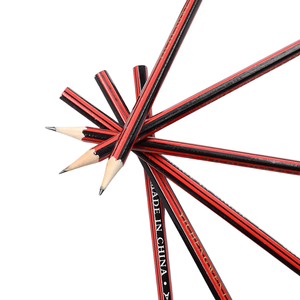 Fournitures en vrac personnalisées imprimées en bois personnalisées <span class=keywords><strong>blanc</strong></span> é<span class=keywords><strong>cole</strong></span> noir dans des crayons Logo Mini crayon Esu - Product Image 4