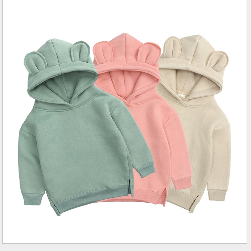 Модная хлопковая толстовка с капюшоном AL2094G, детские толстовки, повседневная одежда для маленьких мальчиков и девочек, детская одежда