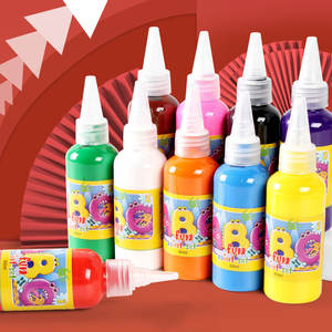 60ml Pigment Graffiti pour enfants 12 couleurs peinture au doigt <span class=keywords><strong>maternelle</strong></span> lavable - Product Image 1