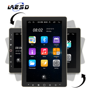 Nouvel autoradio 10,1 pouces <span class=keywords><strong>RDS</strong></span> 1G/16G, autoradio Android 9.1, écran tactile IPS, rotatif à 90 degrés, lecteur DVD de voiture - Product Image 1