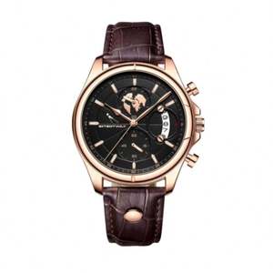 Relojes Mecánicos Automáticos de Oro para Hombre, Reloj de Lujo para Regalo, Esfera de Zafiro, Cronógrafo Impermeable - Product Image 2