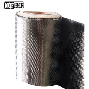 NQFIBER Rollo de tela de fibra de carbono de alta densidad 1K 3K 6k <span class=keywords><strong>12k</strong></span> Tela de sarga lisa de fibra de carbono 200gsm 240gsm 320gsm Tela T300 - Product Image 3