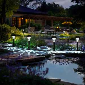 Lámpara Solar LED de Gran Capacidad, IP65 Impermeable, Decoración de Jardín para Exteriores, Batería AAA, Luz Cálida Regulable de 3500K - Product Image 2