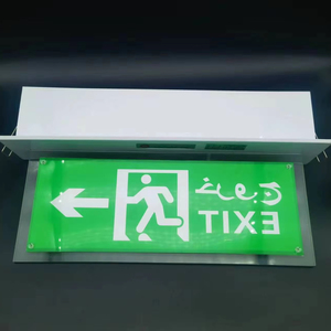 Luz de tablero acrílico IP30 de 3W, luz LED recargable de salida de emergencia para puerta de supermercado - Product Image 1