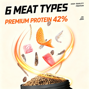 อาหารเต่า YEE โปรตีนสูง แบบเม็ดลอยน้ำ ผสมโปรไบโอติกส์ แคลเซียม สำหรับเต่าบกจีน ตัวแดง อาหารสัตว์น้ำ - Product Image 5