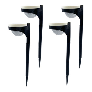 Lot de 4 lampes solaires à piquet, étanches, pour l'extérieur, pelouse, jardin, aménagement paysager, éclairage de chemin - Product Image 4