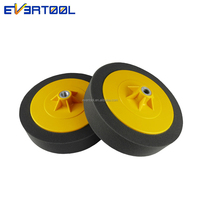 EVERTOOL 6" M14 Tampon de polissage en mousse souple noire pour la restauration de la peinture automobile et des miroirs
