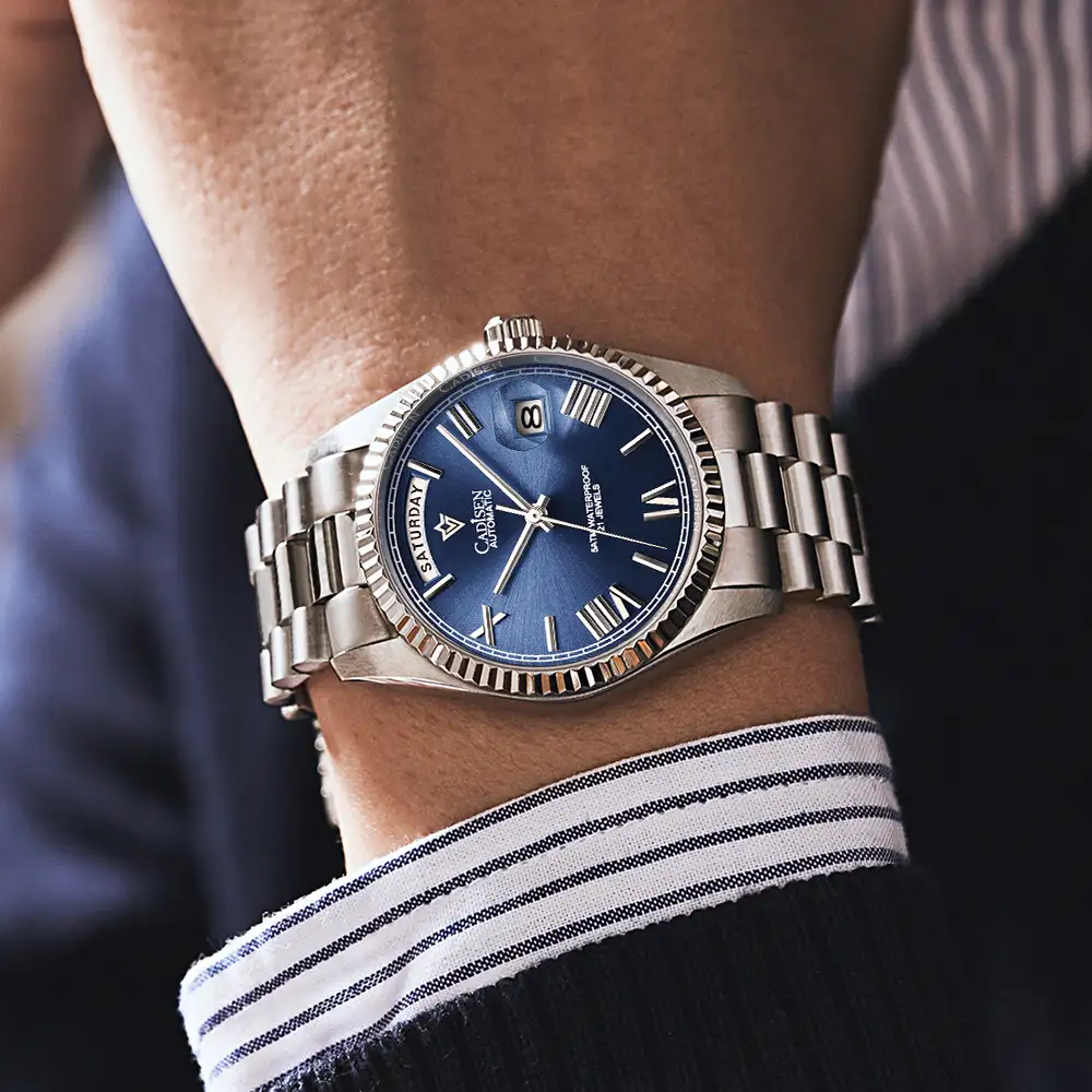 Watch Watches CADISEN C8185 Mechanical Watch Men Top Brand Luxury MIYOTA 8285 Automatic Watch Business Sapphire 100M Waterproof Mens Watches