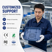 Service de moulage par injection de coques électroniques en PC ABS sur mesure, analyse DFM, moulage par injection de plastique de précision ABS PP PVC