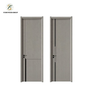 2023 Peaux de porte MDF /HDF de conception simple <span class=keywords><strong>Panneau</strong></span> Mdf <span class=keywords><strong>noir</strong></span> en mélamine pour portes - Product Image 3