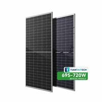 Panneaux solaires 575W, module bifacial de type N, efficacité de 23,23 %, cellules de 182 mm pour système d'alimentation