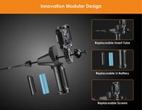 Caméra d'inspection vidéo flexible avec écran de 4,3 pouces, articulation à 4 directions, tube flexible, longueur de travail de 1 mètre