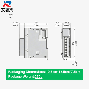 Módulo PLC Schneider Nuevo y Original TM3DM8R con 8 Salidas de Relé, Módulos de E/S Digitales Modicon TM3, Controlador Lógico Programable TM3DM8R - Product Image 2