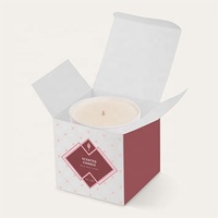 En gros conception personnalisée jetable multiples parfums boîte de papier pour l'emballage de bougies