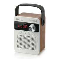 Speaker Mini Kayu Nirkabel BT Portabel Radio FM Pemutar Musik USB/TF