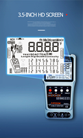 Herramientas Portátiles para Técnicos de Redes, Localizador de Fallas de Cable I-POOK RJ11 y RJ45 PK655C+ con Pantalla LCD, Protección IP65