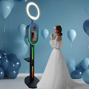 Machine de photomaton multifonctionnelle pour salon professionnel, partages instantanés sur les réseaux sociaux, photomaton selfie, compatible avec les appareils <span class=keywords><strong>photo</strong></span> reflex numériques et iPad - Product Image 2