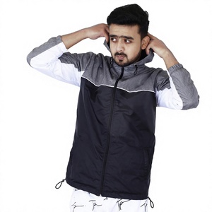 Veste Softshell imperméable décontractée coupe-vent multicolore design de panneau vestes de sport décontractées pour hommes - Product Image 1