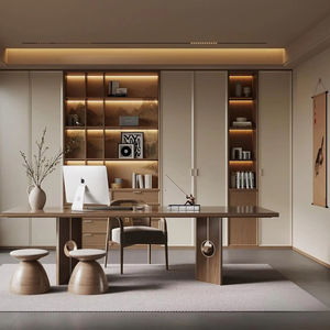 Estantería Moderna de Madera Contrachapada con 3 Estantes, Muebles Ecológicos Fabricados en Fábrica para Comedor, Hogar, Apartamento, Gimnasio, Casa de Campo - Product Image 3