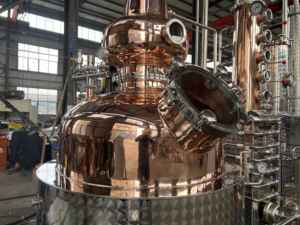 बहु-उद्देश्यीय ब्रांडी गिन व्हिस्की डिस्टिलर के लिए 500 एलडीसी कॉपर अल्कोहल डिस्टिलरी बीयर प्रसंस्करण - Product Image 3