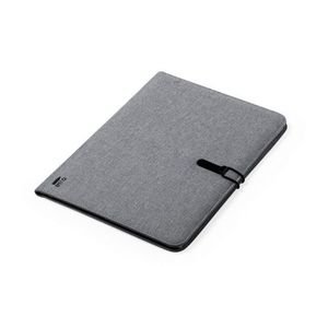 Tái chế Polyester Vải thư mục tiếp tục pháp lý tổ chức kinh doanh dây kéo danh mục đầu tư <span class=keywords><strong>padfolio</strong></span> với A4 Kích thước clipboard - Product Image 2