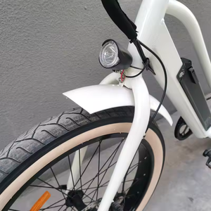 Bicicleta de Carretera de 7 Velocidades, 26 Pulgadas, Neumáticos Anchos, Motor Eléctrico sin Escobillas, Batería de Gran Capacidad de 17.5 Ah, Frenos de Disco Mecánicos, para Ciclismo Urbano, JYOP-SMDORADO El - Product Image 6