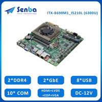 Placa base Mini Itx de 6. ª generación con cable Lvds, DDR4 Max, 32GB, 8USB, 10COM, 170mm X 170mm, 2 unidades, 1 unidad, 1 unidad