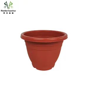 Pots de fleurs <span class=keywords><strong>en</strong></span> plastique rond <span class=keywords><strong>en</strong></span> <span class=keywords><strong>terre</strong></span> <span class=keywords><strong>cuite</strong></span> de gros pour l'extérieur, de la marque chinoise Ronbo Sunrise - Product Image 3