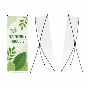 Exhibidores de Aluminio en Forma de <span class=keywords><strong>X</strong></span> para Publicidad, <span class=keywords><strong>80x180</strong></span>, Verticales, Impresión Digital, Soportes para Pancartas Tipo <span class=keywords><strong>X</strong></span>, Pósteres Comerciales, Venta al Por Mayor de Fábrica - Product Image 1