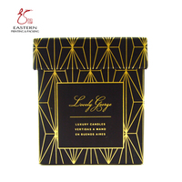 Boite en papier à impression personnalisée avec insertion, bougeoir, boîte-cadeau en papier