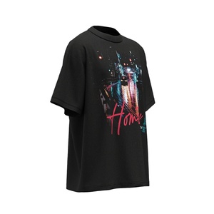 T-shirt à manches courtes imprimé, 100 % coton lavé, respirant, anti-boulochage, nouvelle collection été, haute qualité, style streetwear tendance - Product Image 2