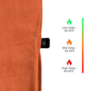 Tech Soft Lavable en Machine 3 Niveaux de Chaleur Chaise Chauffante Intelligente Couverture Électrique <span class=keywords><strong>Coussin</strong></span> de Siège Intérieur Camping Voyage <span class=keywords><strong>Coussin</strong></span> Chauffant - Product Image 5