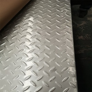 Tôle d'acier inoxydable AISI 201 à surface piquetée, motif diamant, laminée à chaud 316, 304, 321, épaisseur 3 mm, pour applications architecturales - Product Image 6