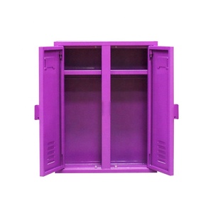<strong>Mini</strong> Lovely Steel Kids Locker Closet Doll <strong>Wardrobe</strong> for Toy Storage - Product Image 3