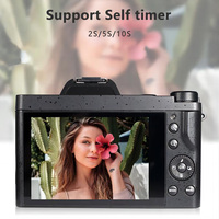 Kamera Digital Video HD 4K Zoom 16X 48MP, layar sentuh IPS DC201A profesional dengan dukungan kartu SD untuk fotografi