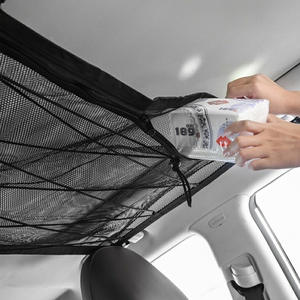 Plafond universel de voiture Sac filet de rangement en polyester pour porte-bagages - Product Image 2