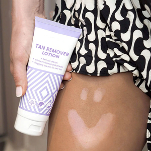 Loción corporal vegana de Etiqueta Privada, <span class=keywords><strong>autobronceador</strong></span> natural y removedor de bronceado antiguo, elimina el bronceado antiguo no deseado - Product Image 4