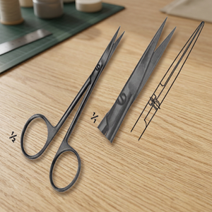 Manicure <b>Scissors</b> Silver Finish Straight Cuticle Pedicure Eco-friendly Stainless Steel Beauty Customized Logo Manicure Trimmer - Product Image 4