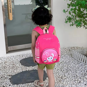 Zaino con Stampa di Animali Dinosauro BEYOND, Borsa Scolastica in Tessuto di Nylon per Bambine 3-6 Anni, Motivo <span class=keywords><strong>Asilo</strong></span> - Product Image 3