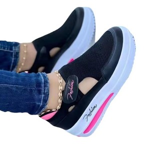Vente en gros d'usine, baskets tendance pour femmes, été-printemps, respirantes, souples, chaussures décontractées avec semelle antidérapante - Product Image 6