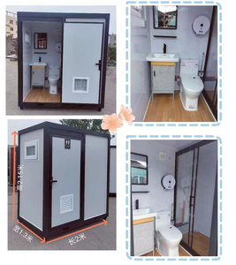 <span class=keywords><strong>Installation</strong></span> facile de douche portative préfabriquée durable de coût bas pour le panneau "sandwich" mobile extérieur de chantiers de construction - Product Image 2