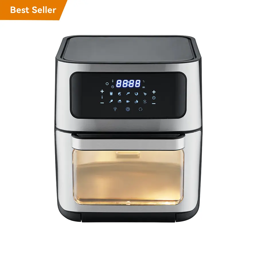 New Design Air Fryer Toaster Oven with Steamer Air Fryer Electric 10 in 1 Function Easy Bake Digital Electric Air Fryers Oven