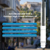 Easyboost White WIFI6 1800Mbps Répéteur AP Extérieur Routeur MESH Double Bande Haute Puissance Étanche Anti-Poussière Couverture 300m