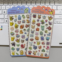 Pegatinas en relieve de dibujos animados japoneses, pegatinas decorativas de dibujos animados, decoración para carcasas de teléfonos móviles y artículos de papelería