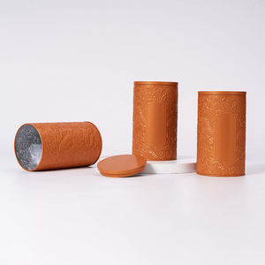 Confezionamento di tè sfuso di lusso con stampa personalizzata in metallo aderente con coperchio - Product Image 1