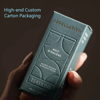Boîte cadeau d'aromathérapie en papier artistique de luxe personnalisée, écologique, recyclable, avec finition brillante ou mate, pour diffuseur de parfum
