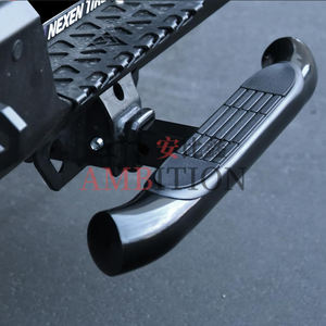 Marchepied d'attelage rond en acier inoxydable AMBITION de 3 pouces pour attelage de <span class=keywords><strong>remorque</strong></span> de classe 4 - Poli | Marchepied chromé pour attelage de 2 pouces - Product Image 5